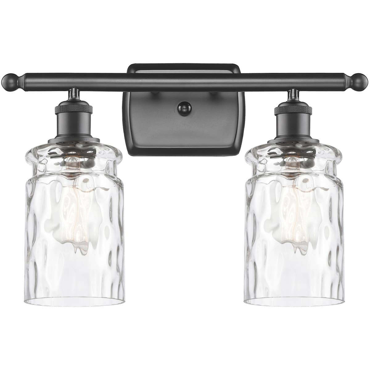 Innovations Lighting 516-2W-OB-G352 Ballston Candor Bathroom Vanity Light Oil Rubbed Bronze