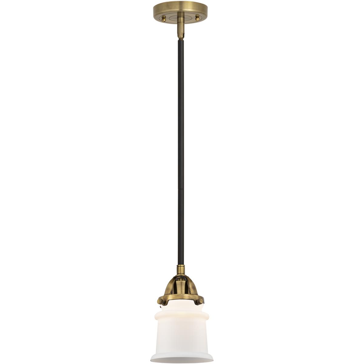 Innovations Lighting 288-1S-BAB-G181S-LED Nouveau 2 Canton Mini Pendant Black Antique Brass