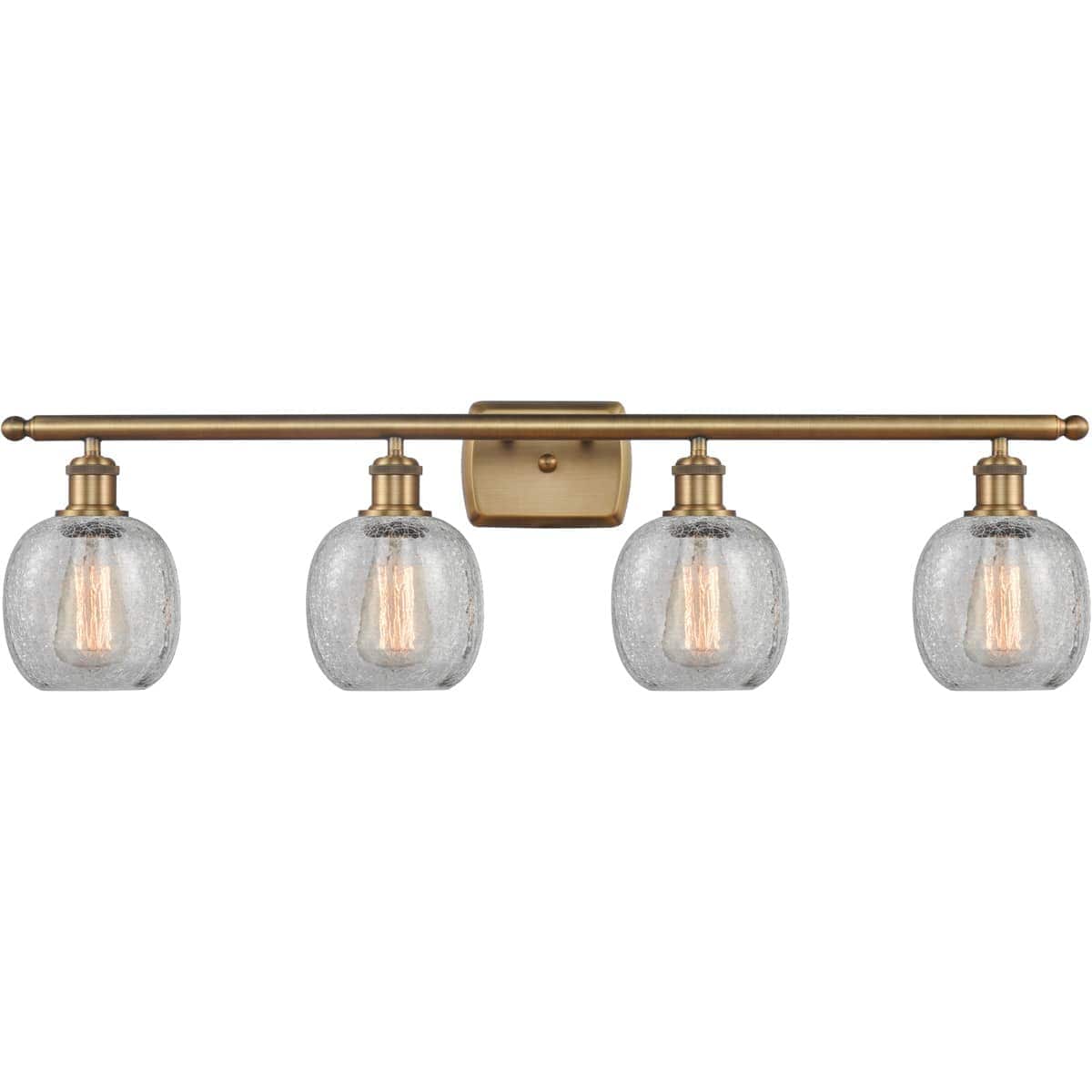 Innovations Lighting 516-4W-BB-G105 Ballston Belfast Bathroom Vanity Light Brushed Brass