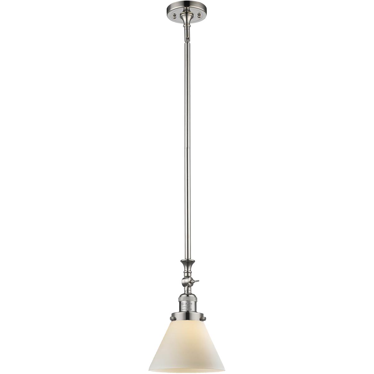 Innovations Lighting 206-PN-G41 Franklin Restoration Cone Mini Pendant Polished Nickel