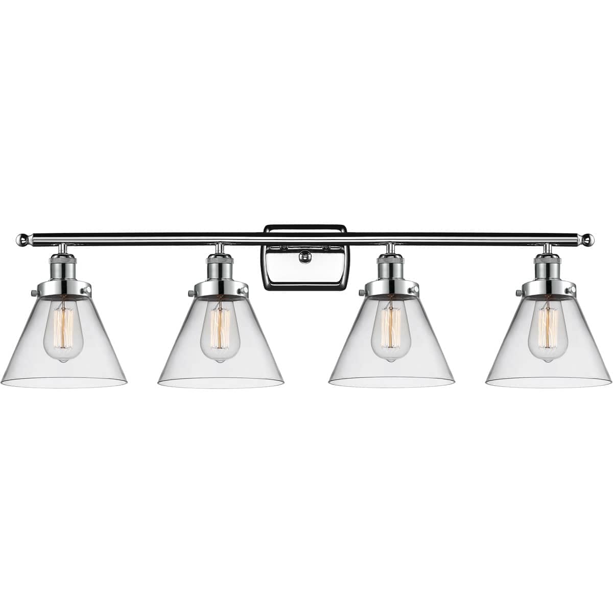 Innovations Lighting 916-4W-PC-G42 Ballston Large Cone Bathroom Vanity Light Polished Chrome