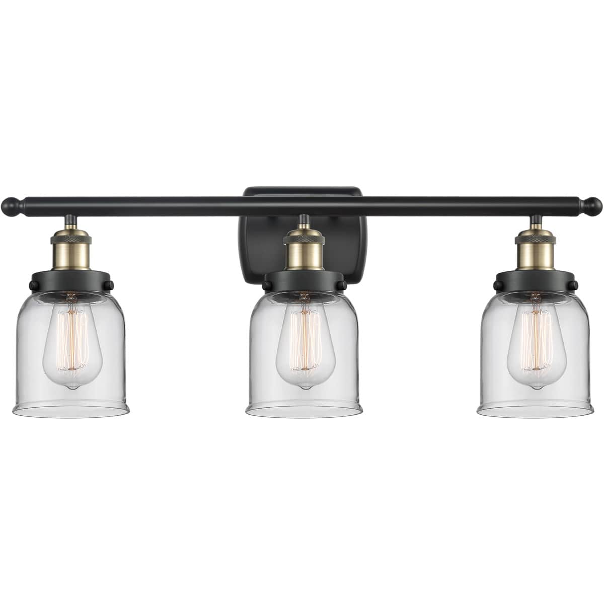 Innovations Lighting 916-3W-BAB-G52-LED Ballston Small Bell Bathroom Vanity Light