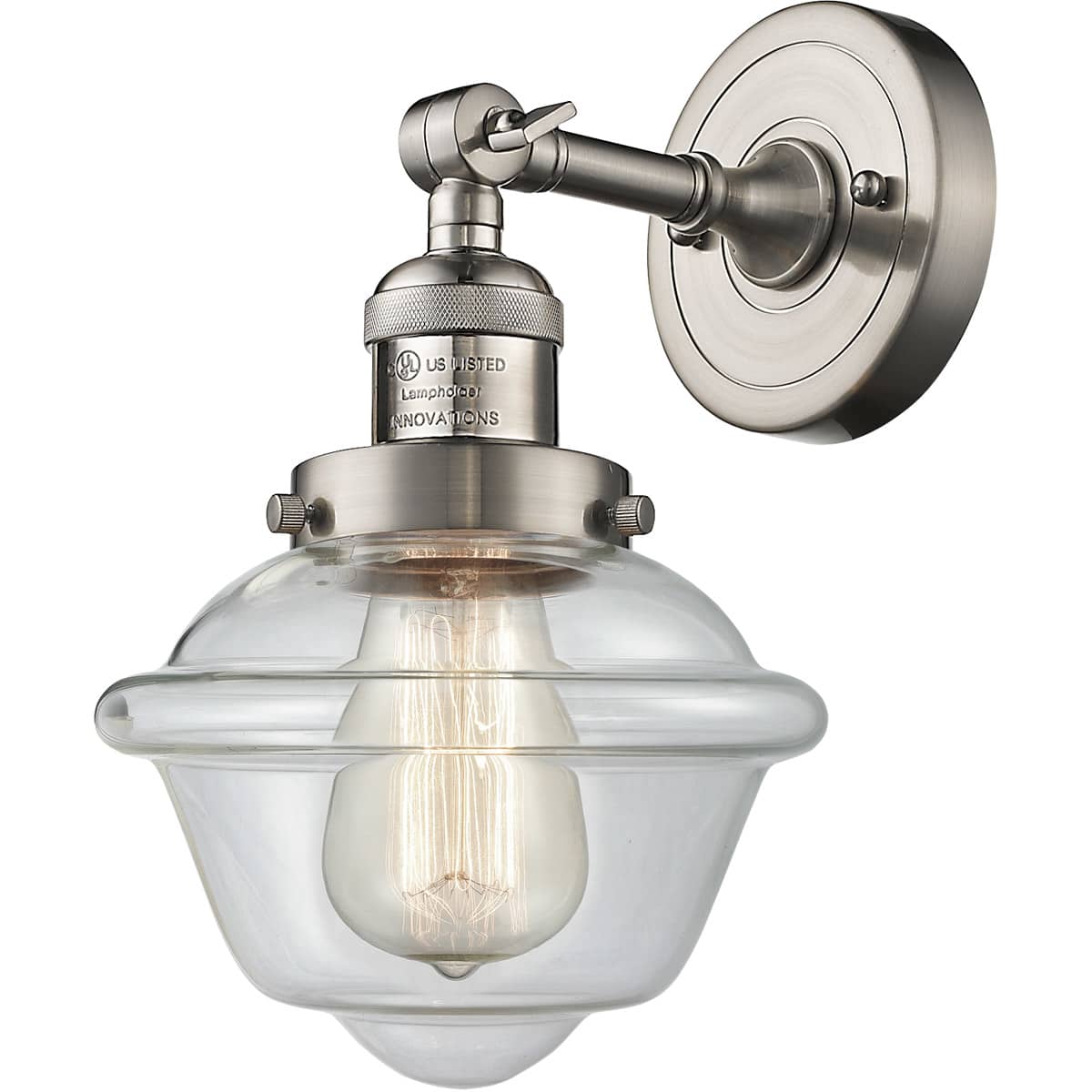 Innovations Lighting 203-SN-G532-LED Franklin Restoration Small Oxford Wall Sconce