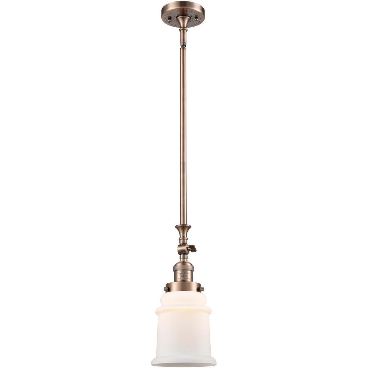 Innovations Lighting 206-AC-G181 Franklin Restoration Canton Mini Pendant Antique Copper