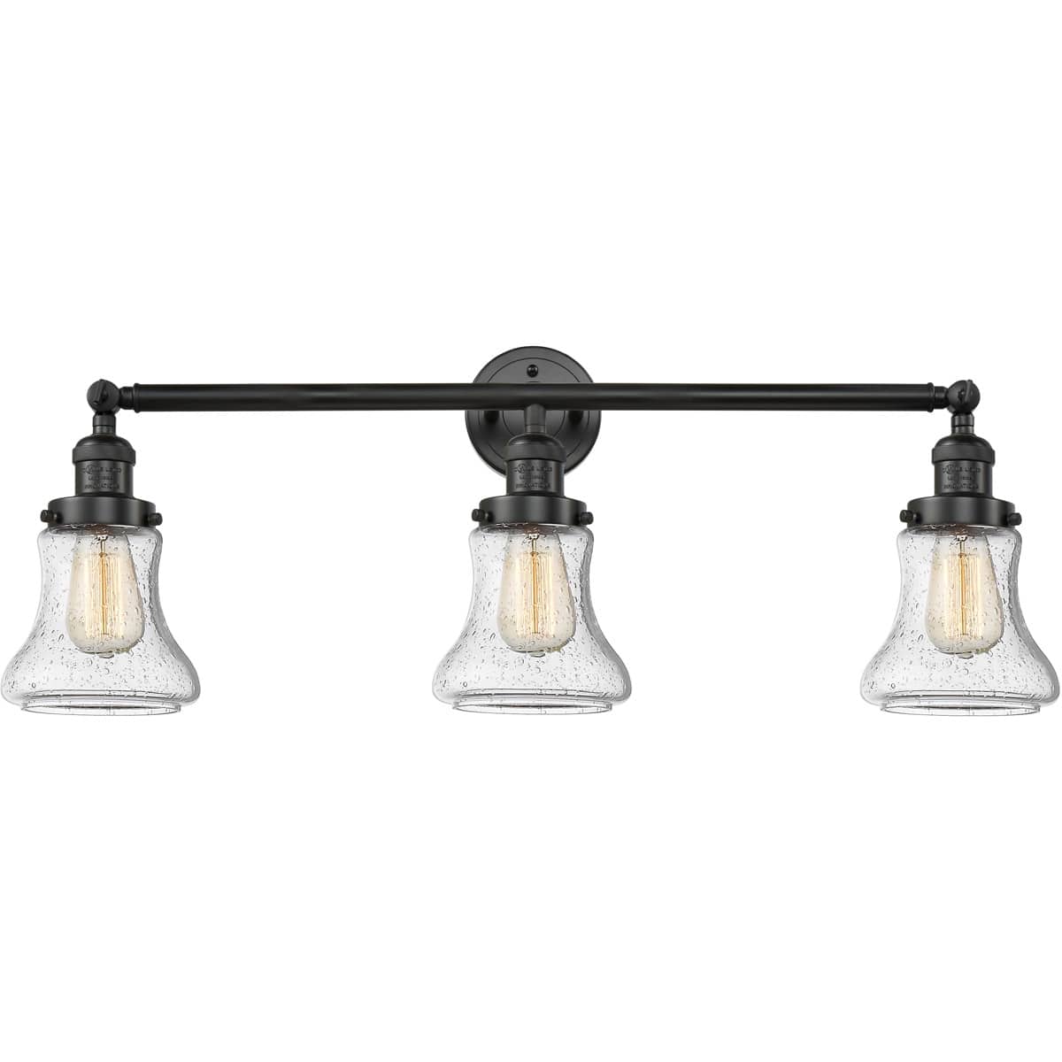 Innovations Lighting 205-BK-G194 Franklin Restoration Bellmont Bathroom Vanity Light Matte Black
