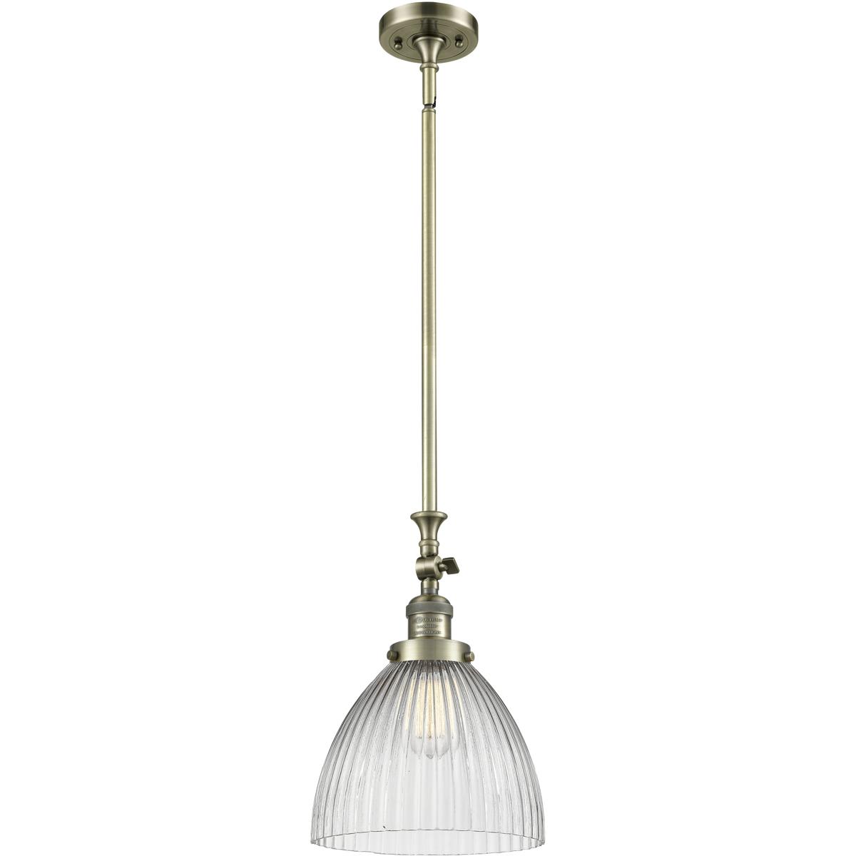 Innovations Lighting 206-AB-G222 Franklin Restoration Seneca Falls Mini Pendant Antique Brass