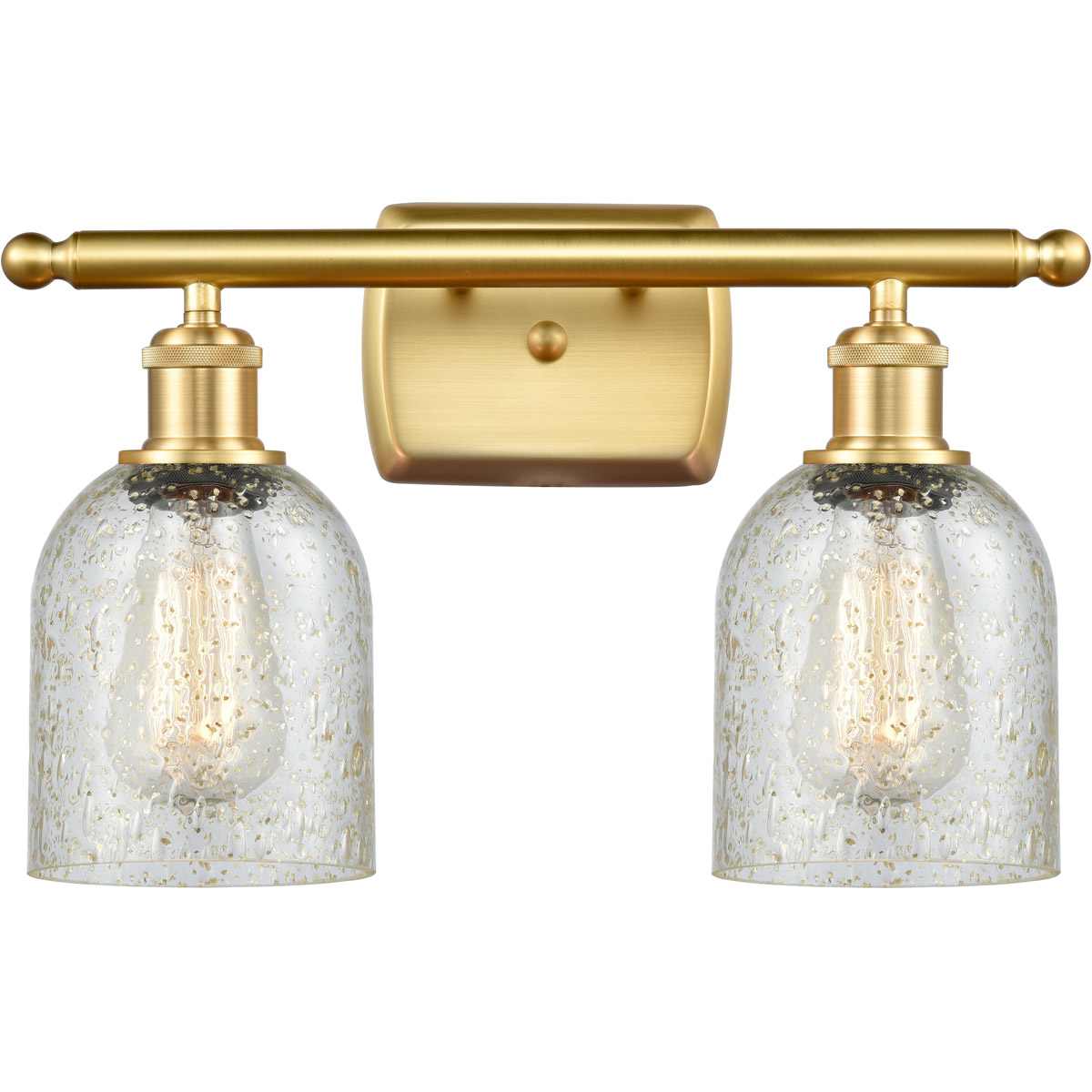 Innovations Lighting 516-2W-SG-G259 Ballston Caledonia Bathroom Vanity Light Satin Gold