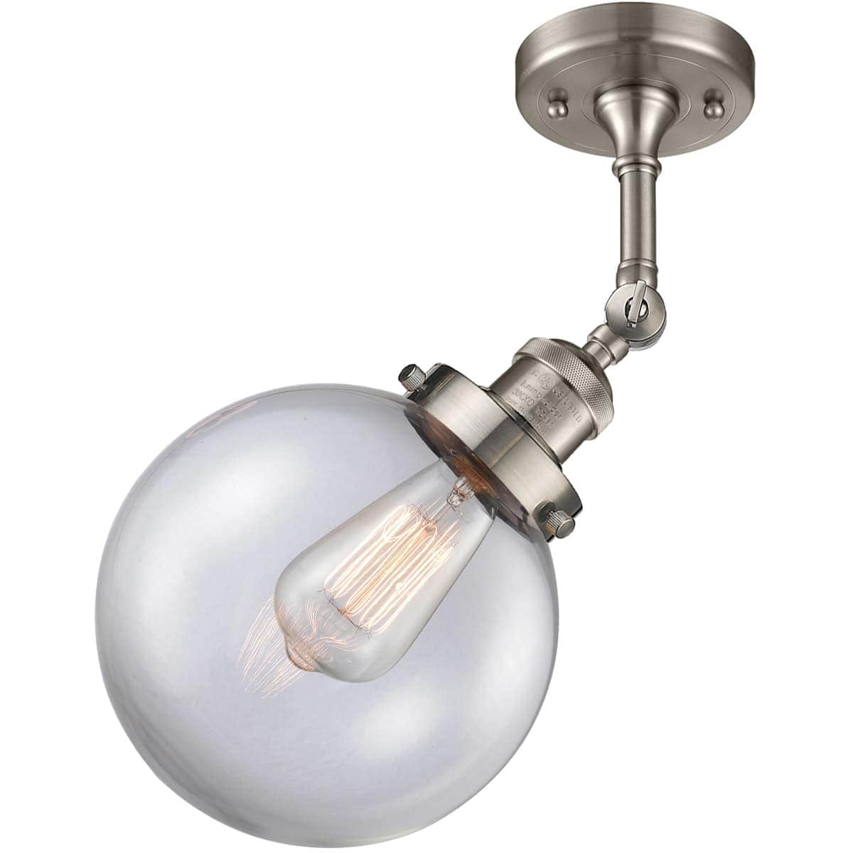 Innovations Lighting 201F-SN-G202-8 Franklin Restoration Large Beacon Semi-Flush Mount