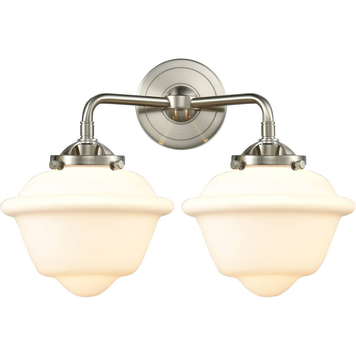 Innovations Lighting 284-2W-SN-G531 Nouveau Small Oxford Bathroom Vanity Light Brushed Satin Nickel