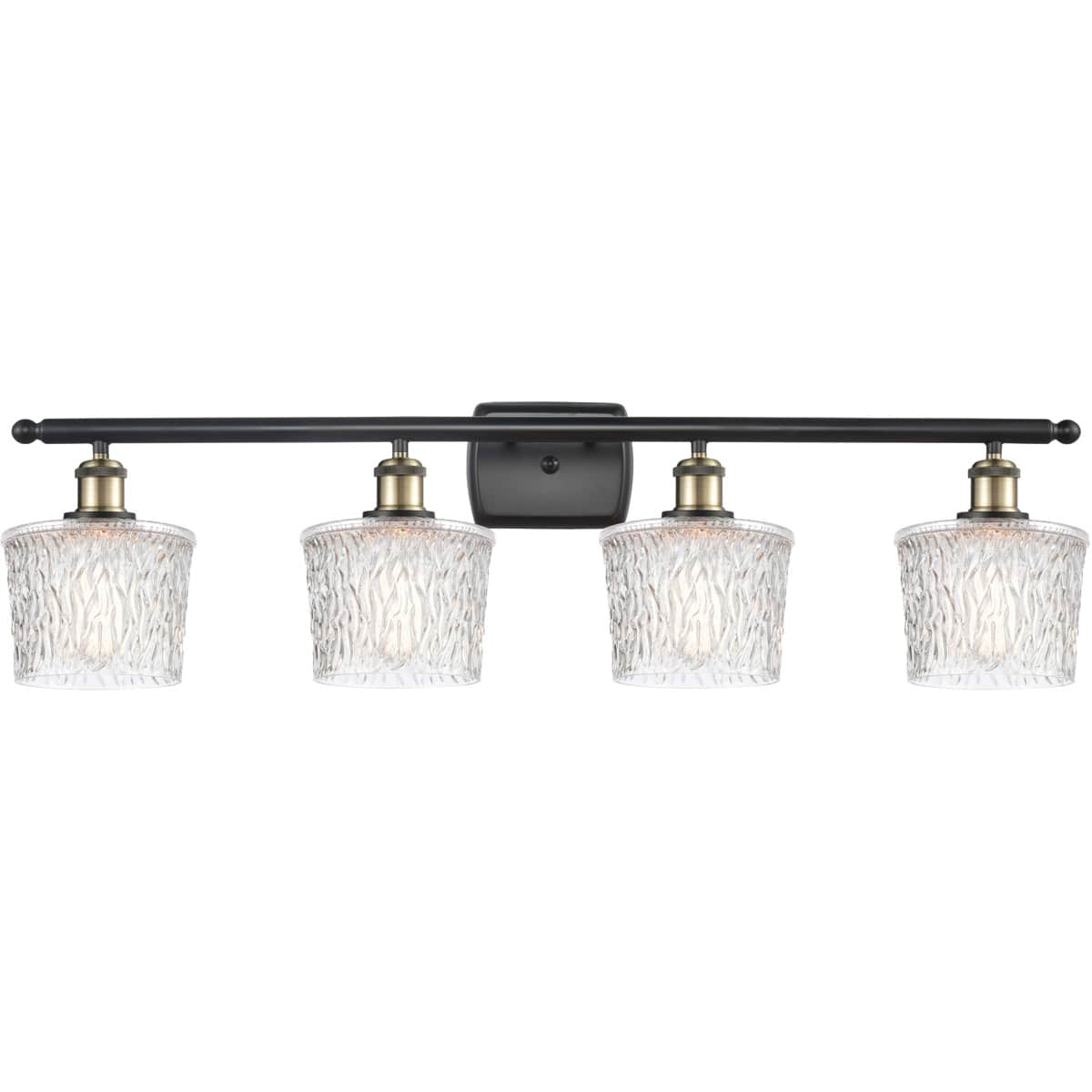 Innovations Lighting 516-4W-BAB-G402 Ballston Niagra Bathroom Vanity Light Black Antique Brass