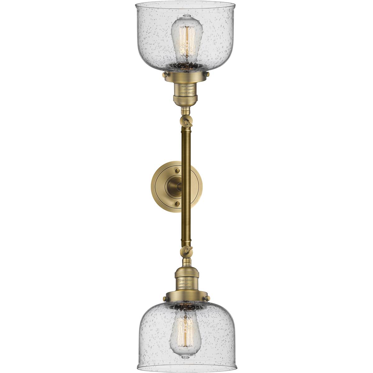 Innovations Lighting 208-BB-G74 Franklin Restoration Large Bell Bathroom Vanity Light Brushed Brass