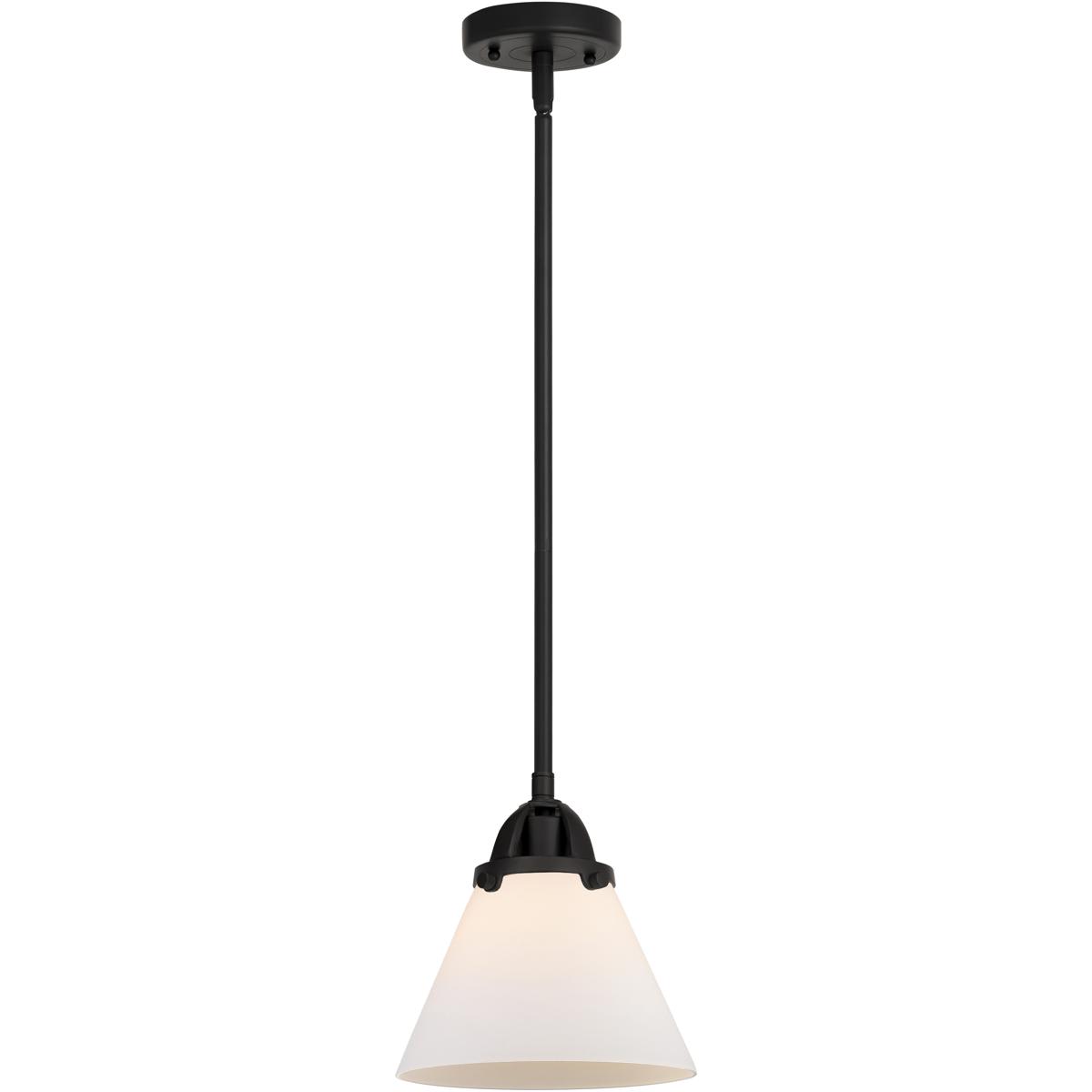 Innovations Lighting 288-1S-BK-G41-LED Nouveau 2 Cone Mini Pendant Matte Black