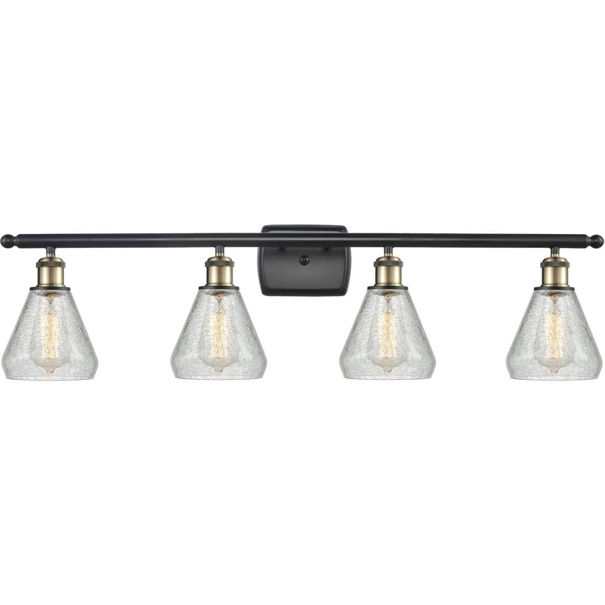 Innovations Lighting 516-4W-BAB-G275 Ballston Conesus Bathroom Vanity Light Black Antique Brass