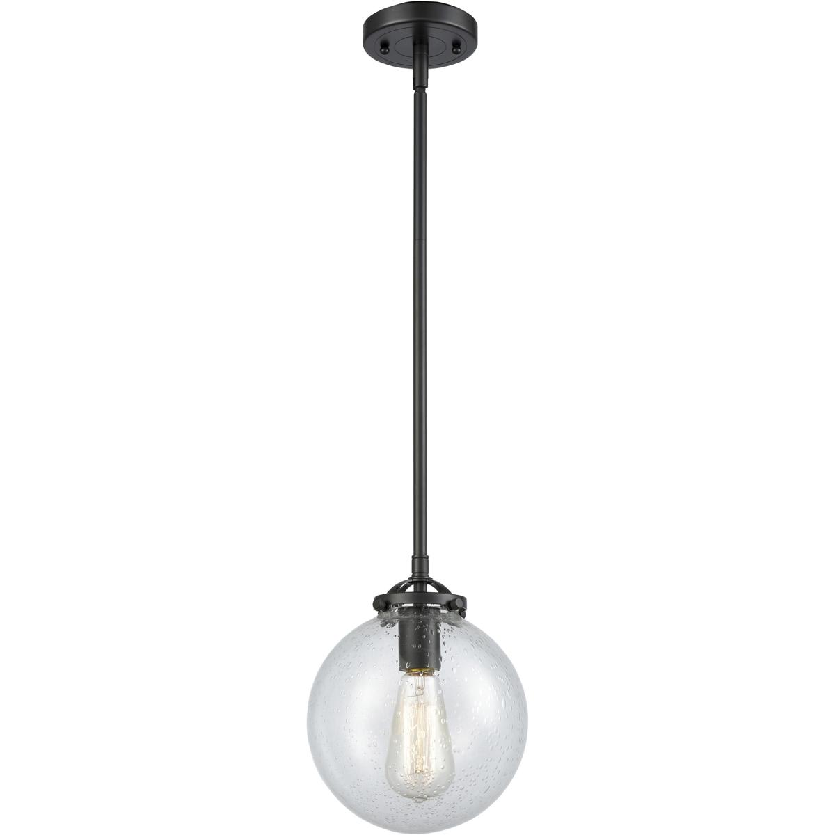 Innovations Lighting 284-1S-OB-G204-8-LED Nouveau Beacon Mini Pendant Oil Rubbed Bronze