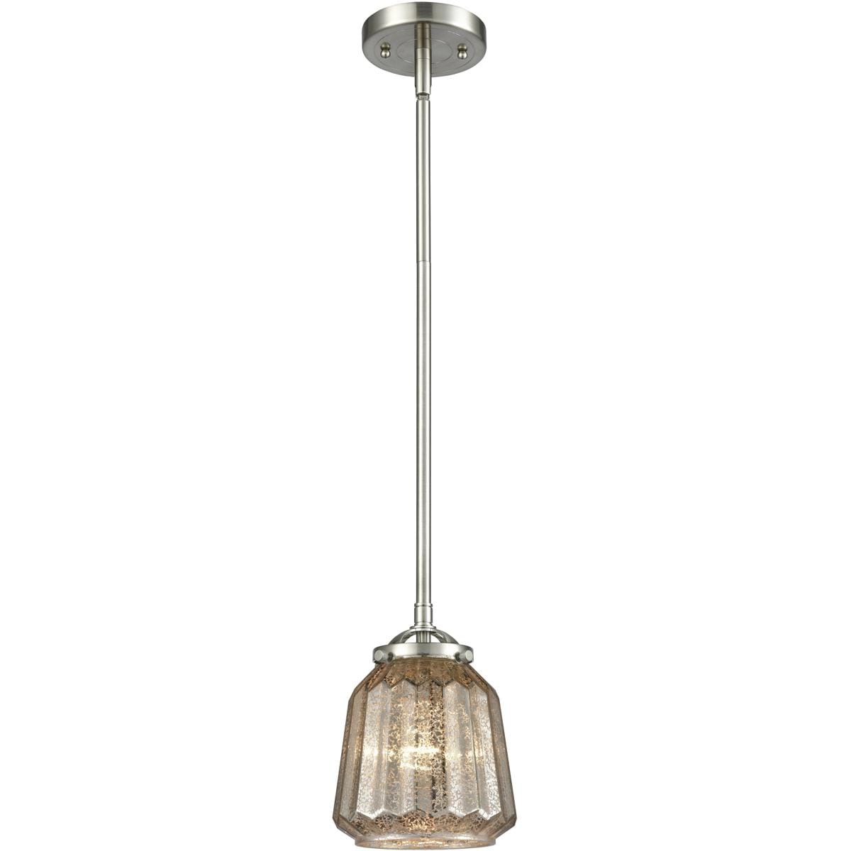 Innovations Lighting 284-1S-SN-G146-LED Nouveau Chatham Mini Pendant Brushed Satin Nickel