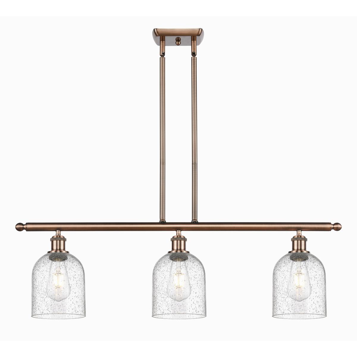 Innovations Lighting 516-3I-AC-G558-6SDY Ballston Bella Island Light Antique Copper