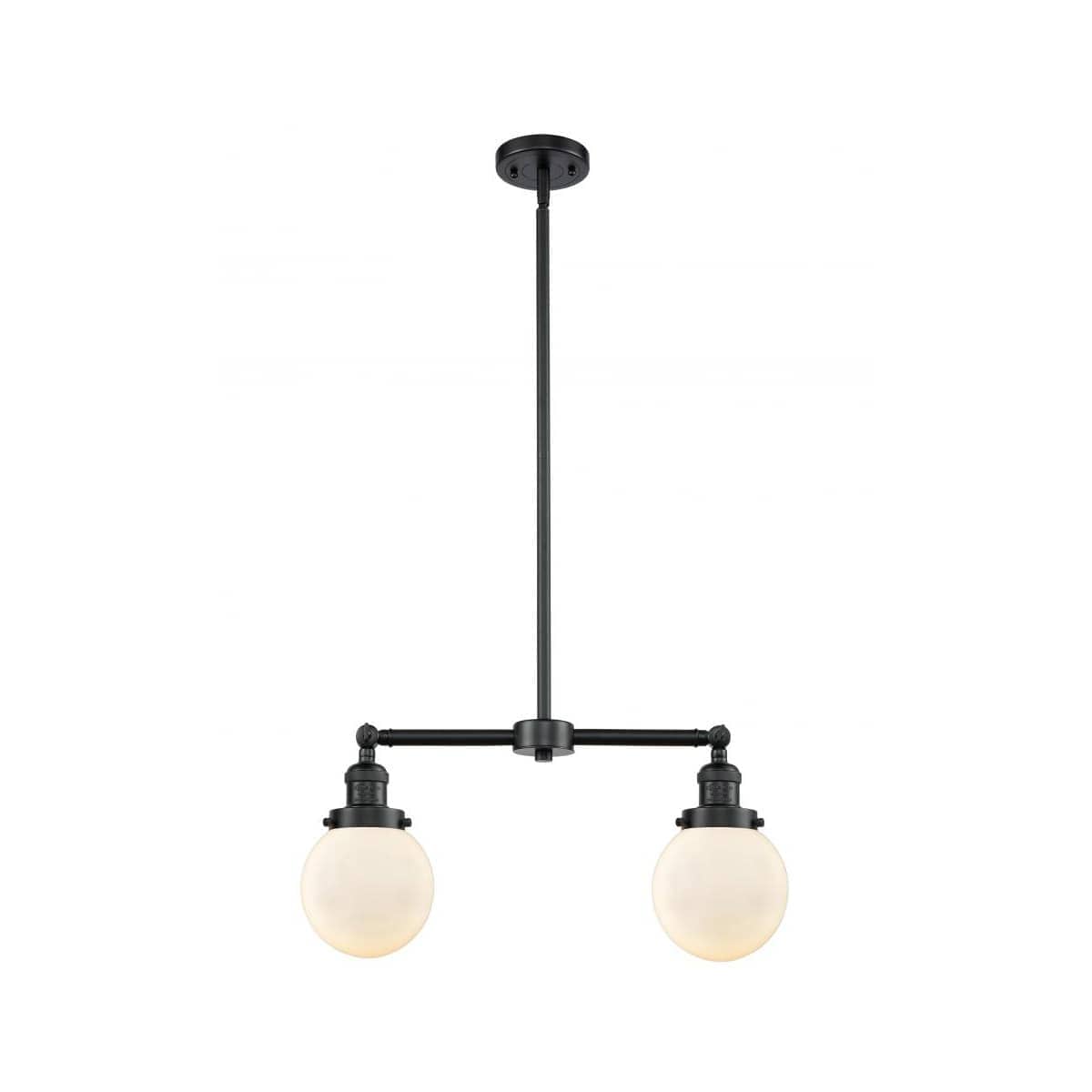 Innovations Lighting 209-OB-G201-6-LED Franklin Restoration Beacon Chandelier Oil Rubbed Bronze