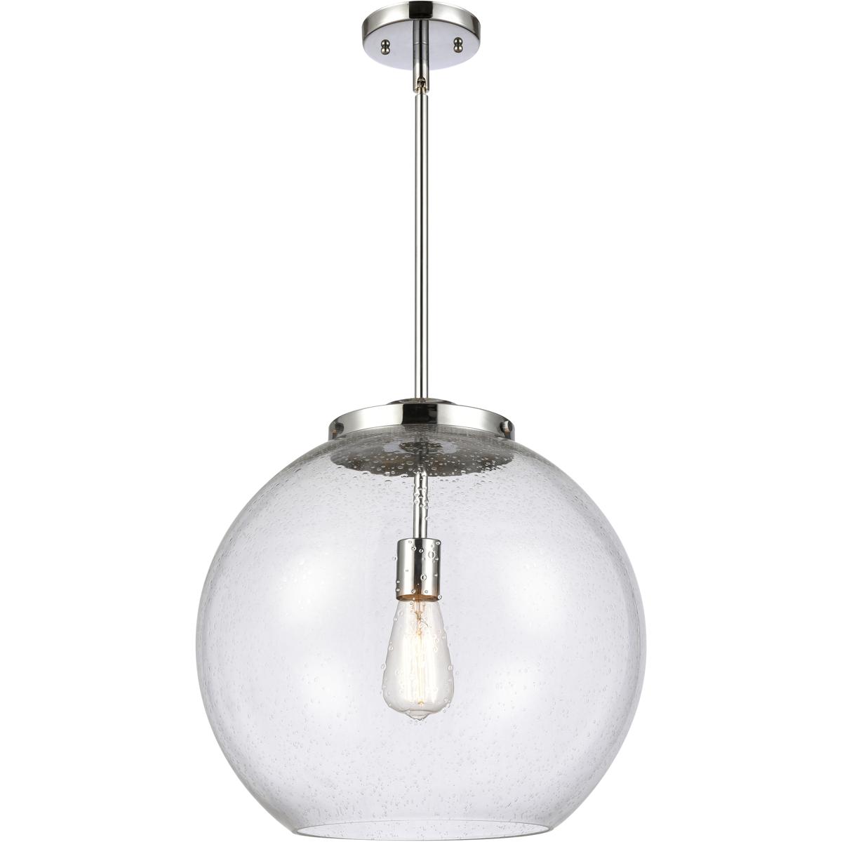 Innovations Lighting 221-1S-PC-G124-16 Ballston Athens Pendant Polished Chrome