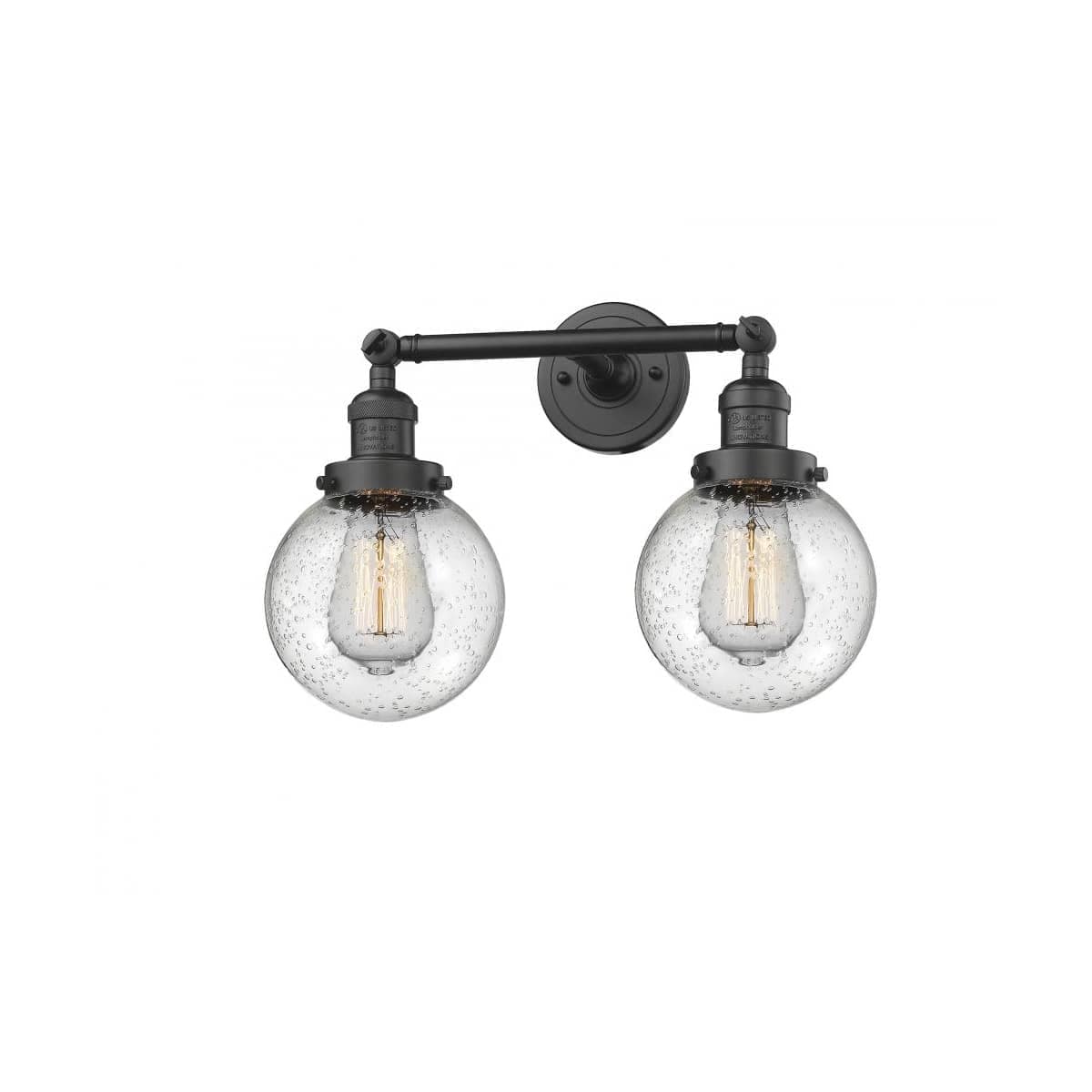 Innovations Lighting 208-OB-G204-6-LED Franklin Restoration Beacon Bathroom Vanity Light