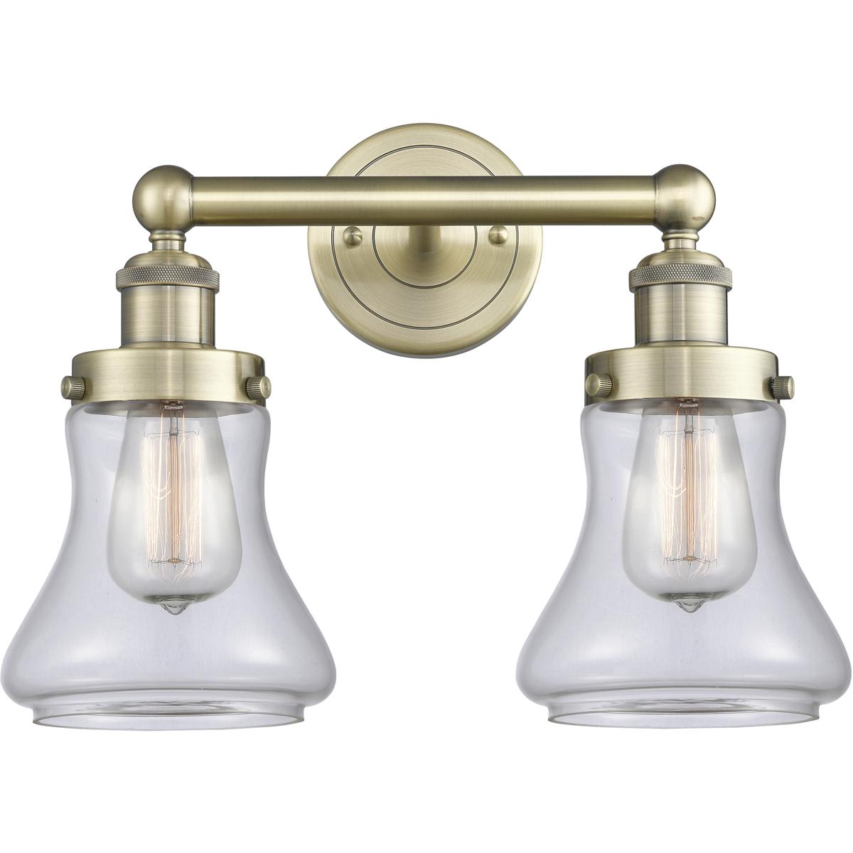 Innovations Lighting 616-2W-AB-G192 Bellmont Bathroom Vanity Light Antique Brass