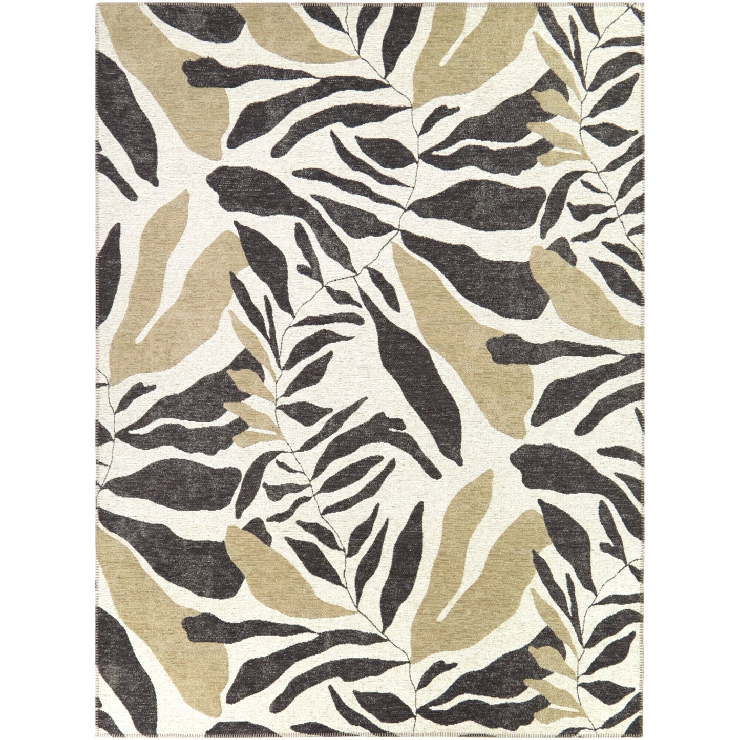 Balta Titian 8 x 10 (ft) Tufted Polypropylene/Jute/Polyester Cream Rectangular Indoor Abstract Mid-Century Modern Spot Clean Only Pet Friendly Area rug