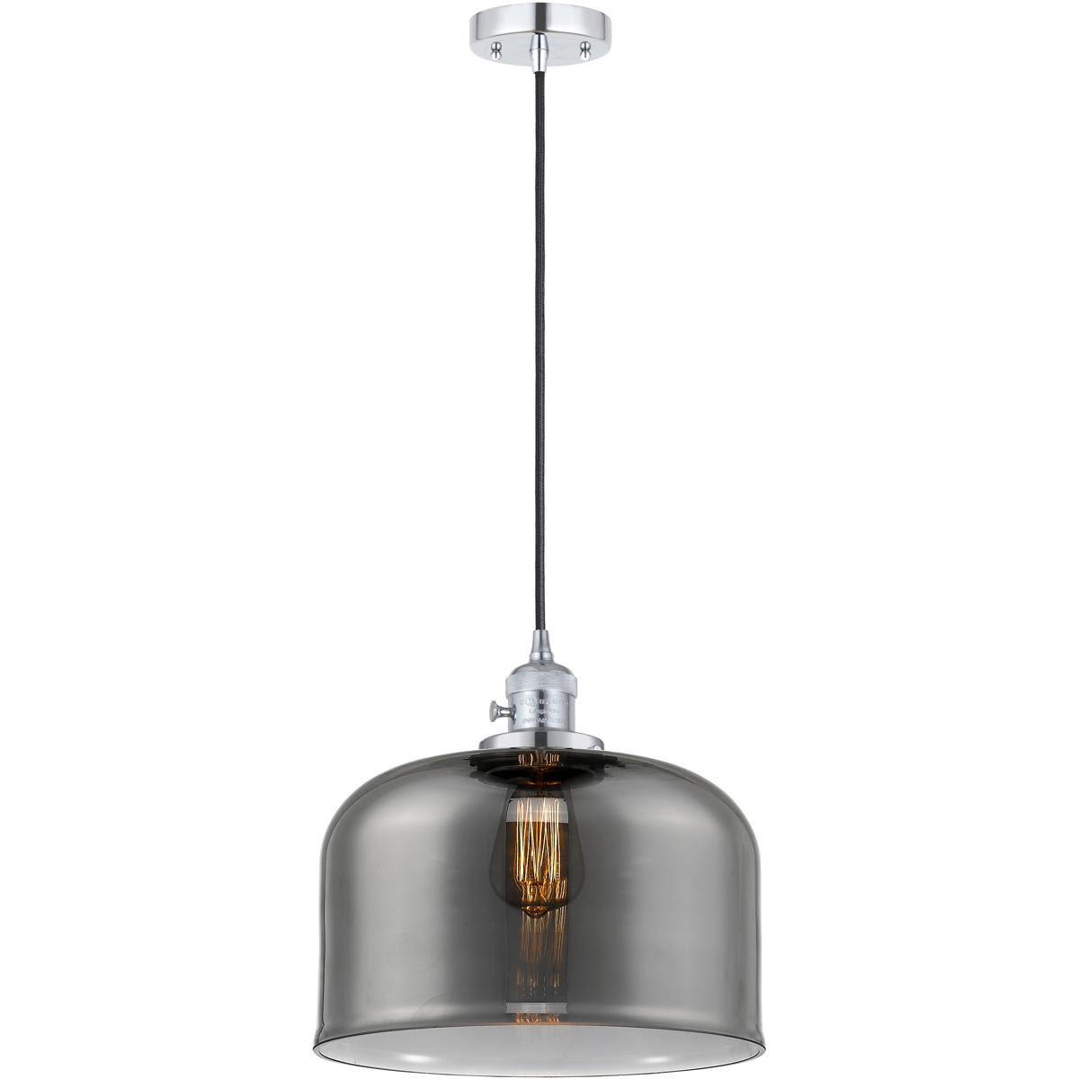 Innovations Lighting 201CSW-PC-G73-L-LED Franklin Restoration Bell Mini Pendant Polished Chrome