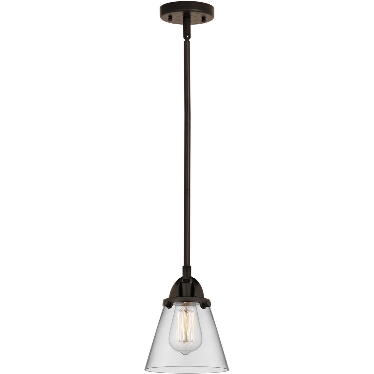 Innovations Lighting 288-1S-OB-G62 Nouveau 2 Cone Mini Pendant Oil Rubbed Bronze
