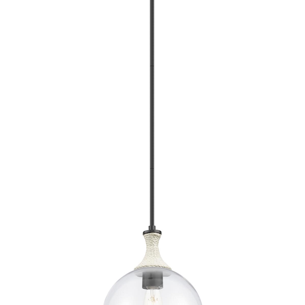 Innovations Lighting 415-1SR-BK-G122-10 Astor Mini Pendant Matte Black