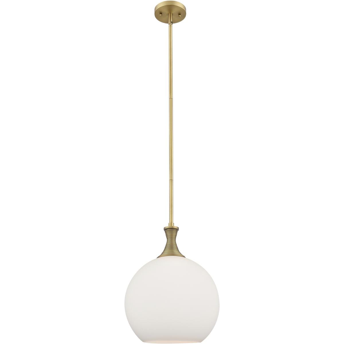 Innovations Lighting 415-1S-BB-G121-12 Astor Mini Pendant Brushed Brass
