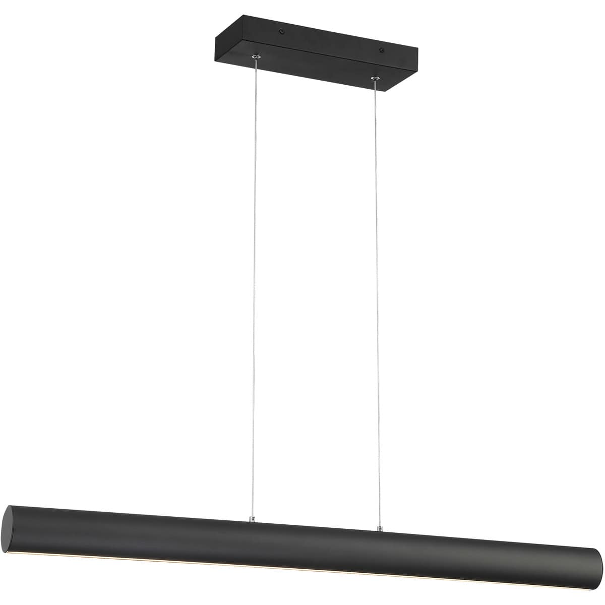 Access Lighting 24891LEDD-MBL/ACR Carmel Island Light Ceiling Light in Matte Black