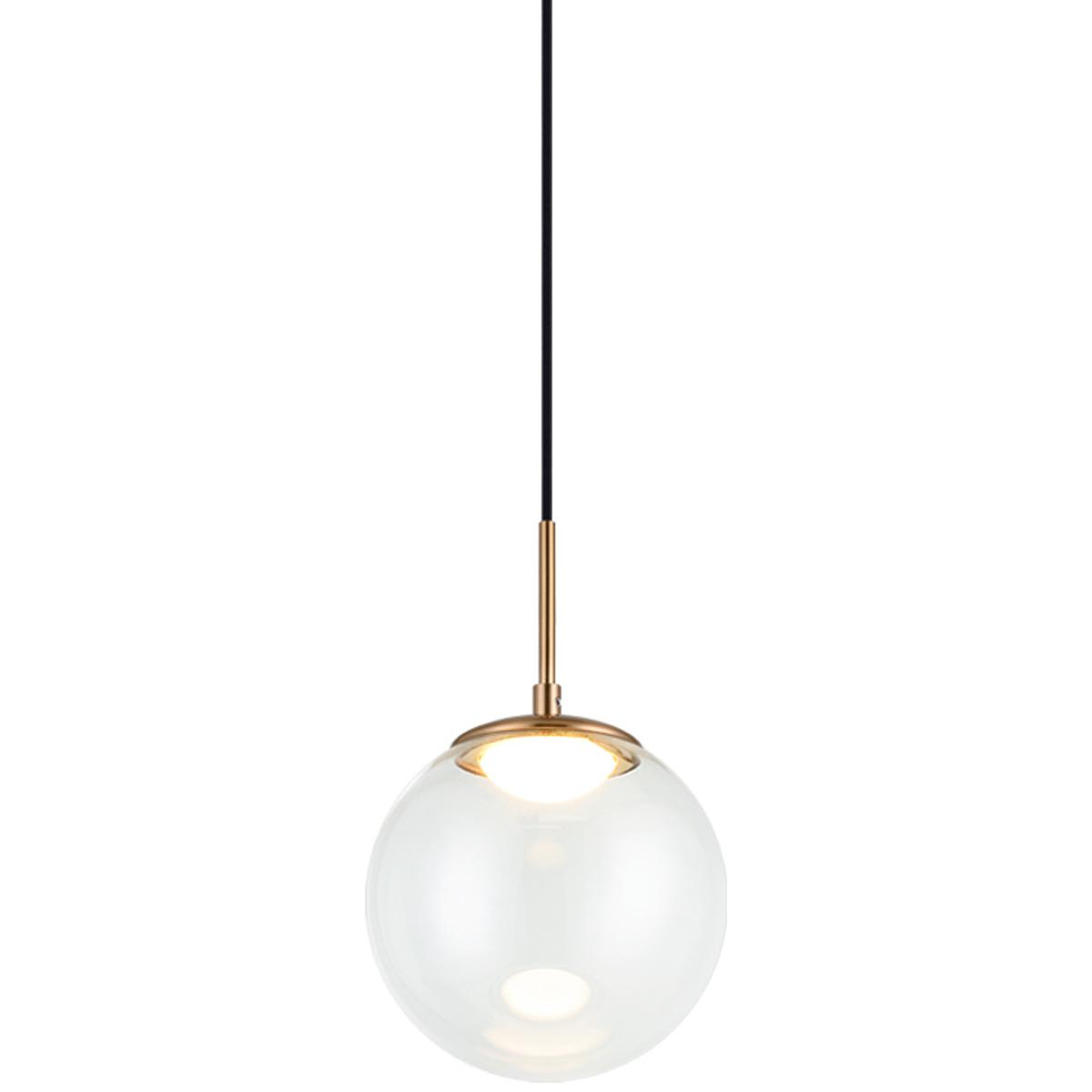 Matteo Lighting C61311AGCL Boble Pendant Aged Gold Brass