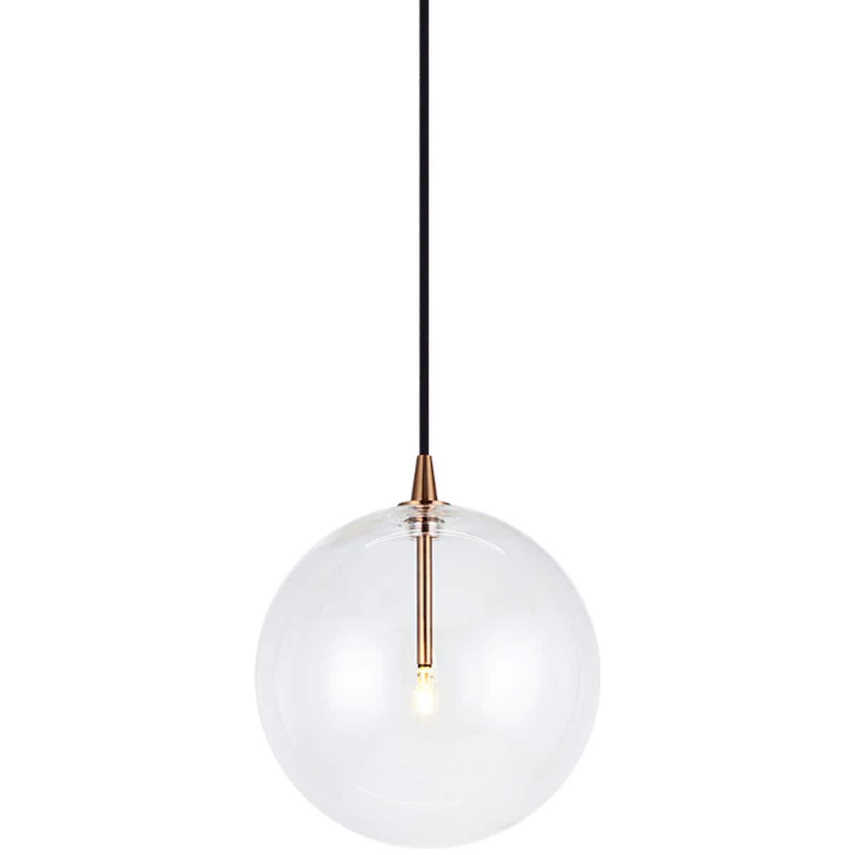 Matteo Lighting C81811AGCL Bolha Pendant Aged Gold Brass