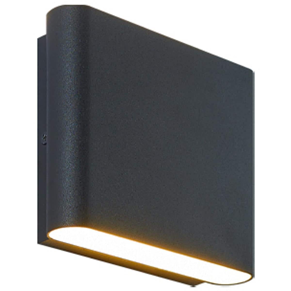 Matteo Lighting S06506MB Beckett LED 513 inch Matte Black Outdoor Wall Light