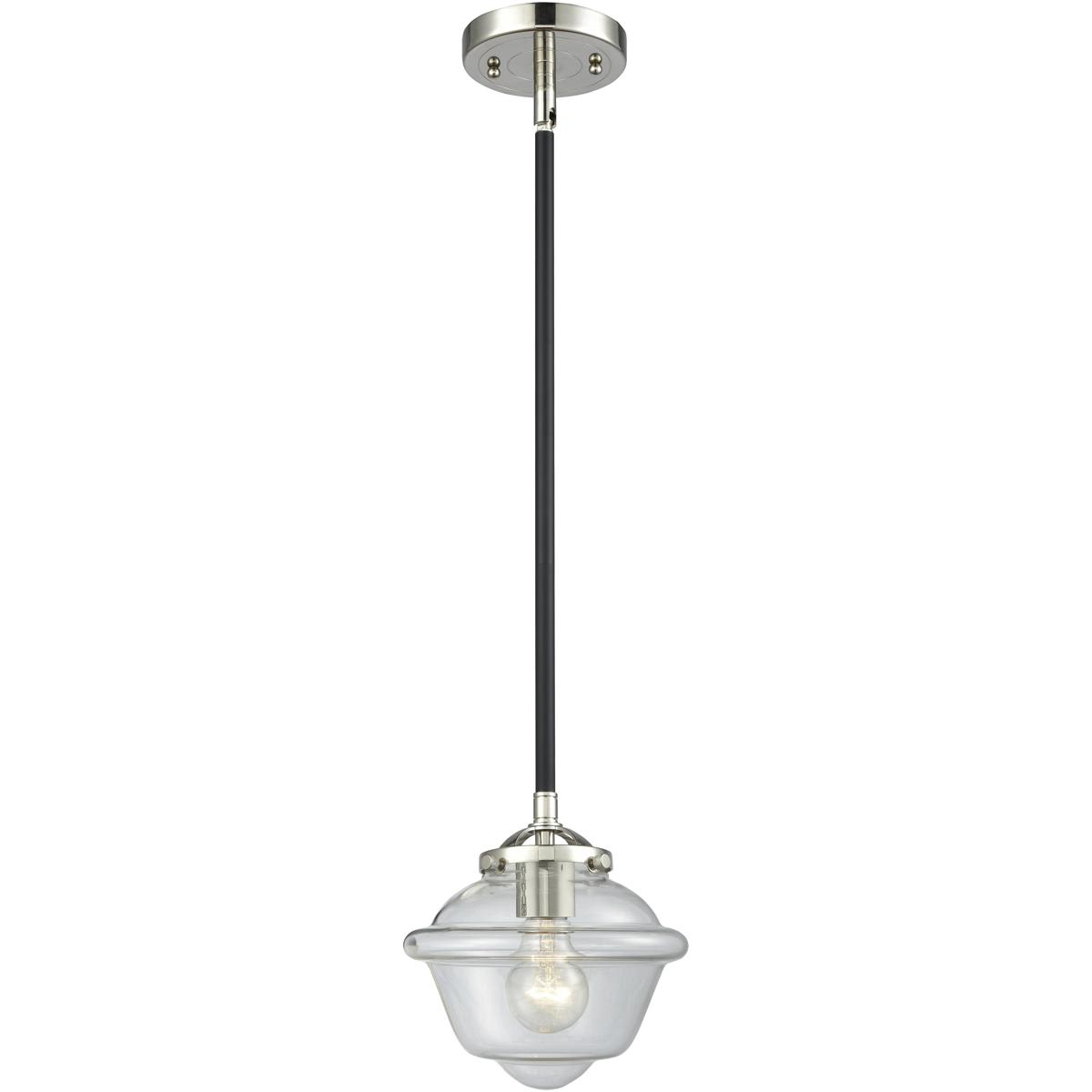 Innovations Lighting 284-1S-BPN-G532 Nouveau Oxford Mini Pendant Black Polished Nickel