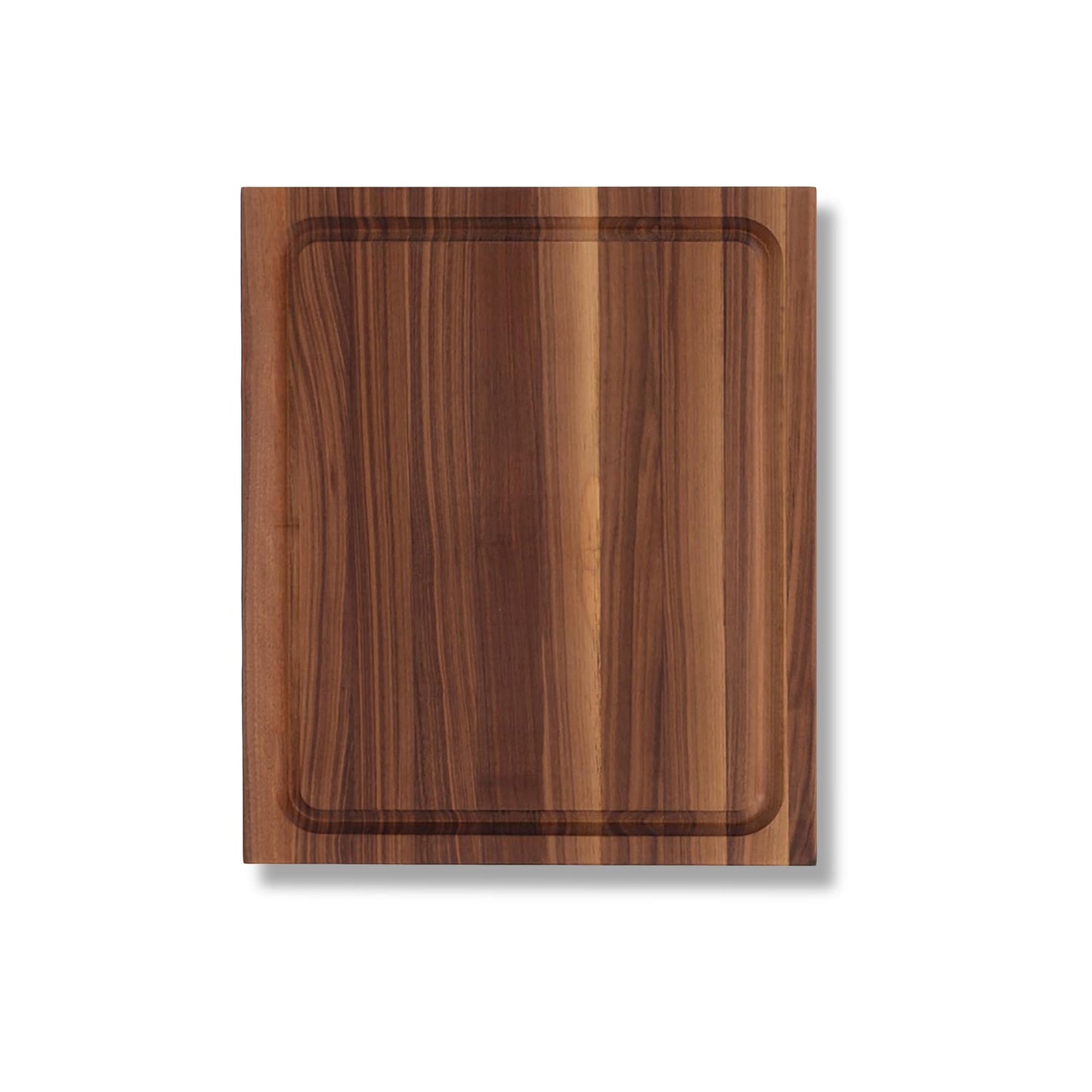 John Boos BBQ Collection Reversible Wood Cutting Board with Juice Groove Walnut
