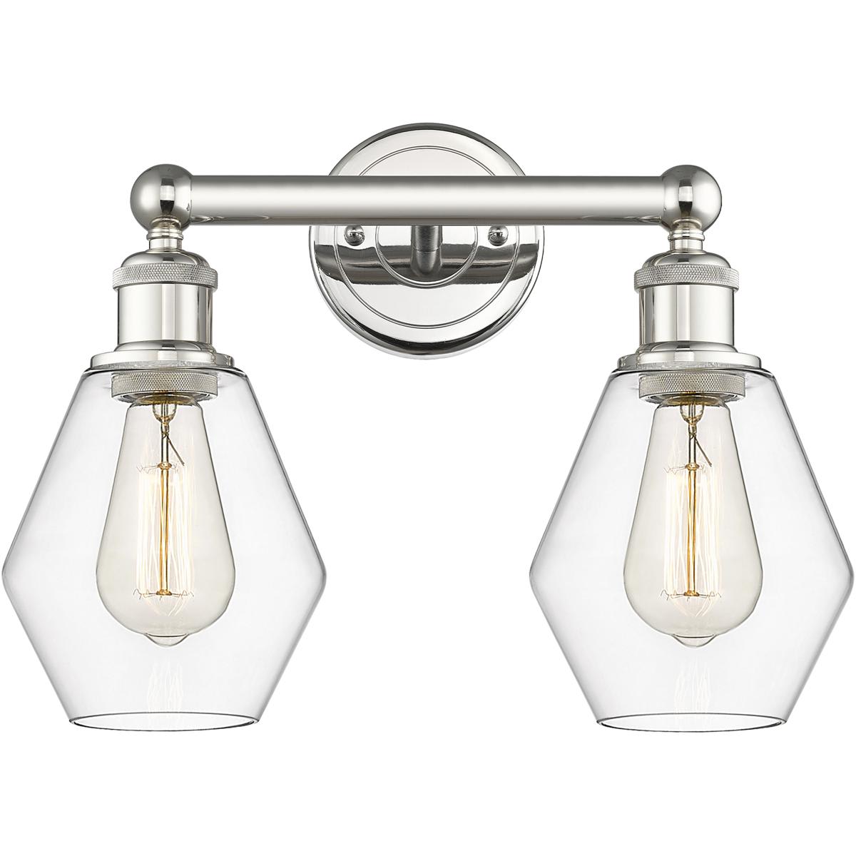 Innovations Lighting 616-2W-PN-G652-6 Cindyrella Bathroom Vanity Light Polished Nickel