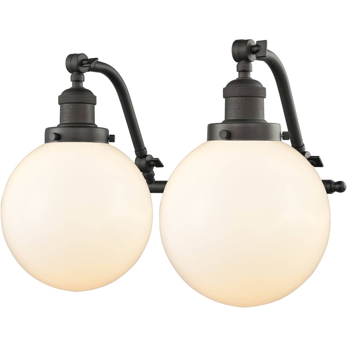 Innovations Lighting 515-2W-OB-G201-8-LED Franklin Restoration Large Beacon Bathroom Vanity Light