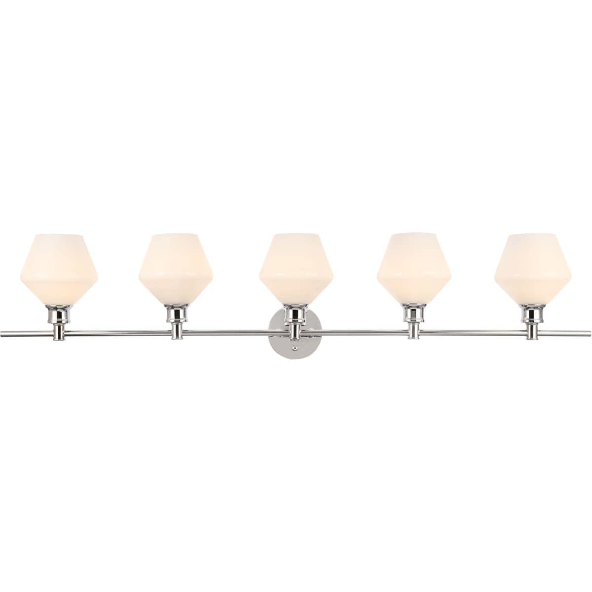 Elegant Lighting Living District LD2325C Gene 5 Light 47 inch Chrome Wall sconce Wall Light