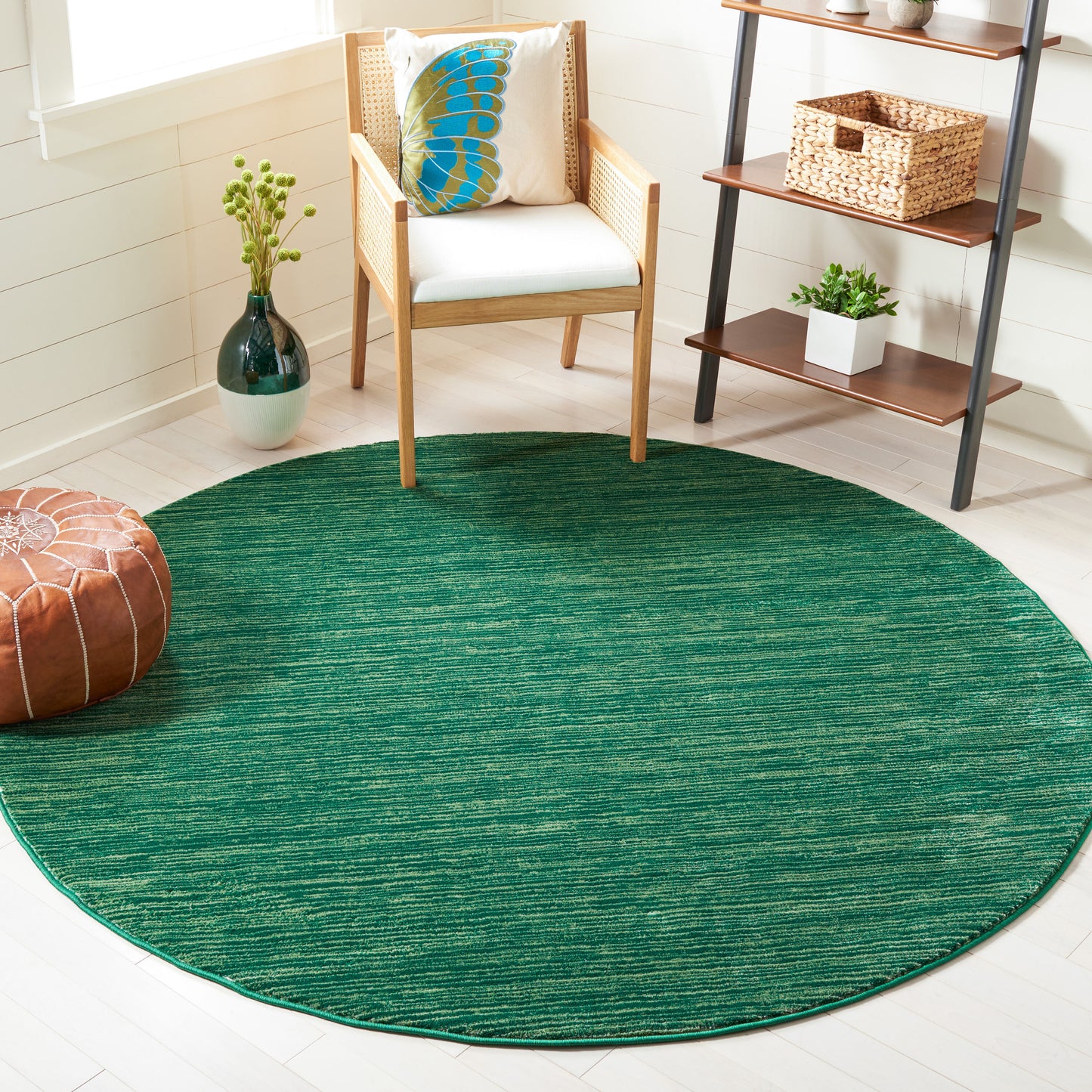 Safavieh Vision 606Y Dark Green Contemporary Round 10ft x 10ft Rug