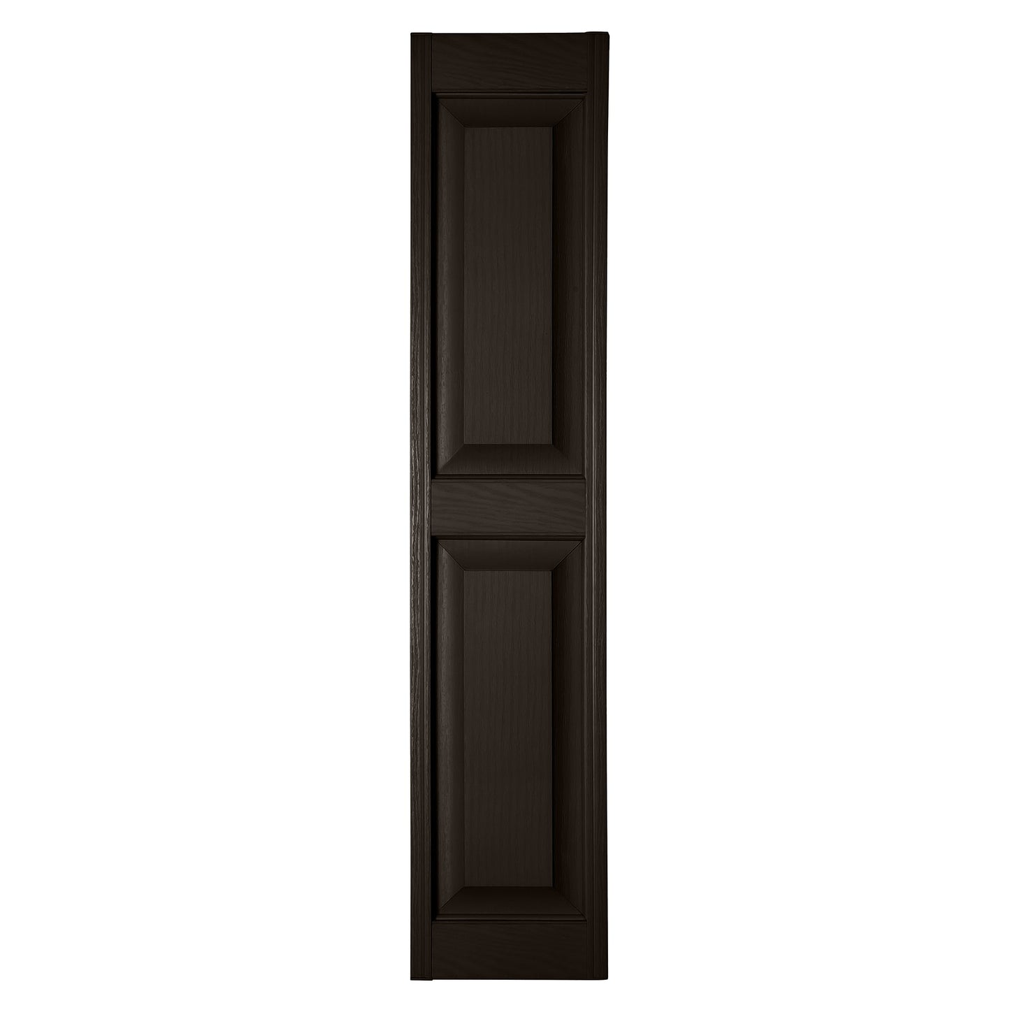 RELIABILT 10-in W x 83-in H Chocolate Chip Raised panel Polypropylene Exterior Shutters ( 2 -Pack )