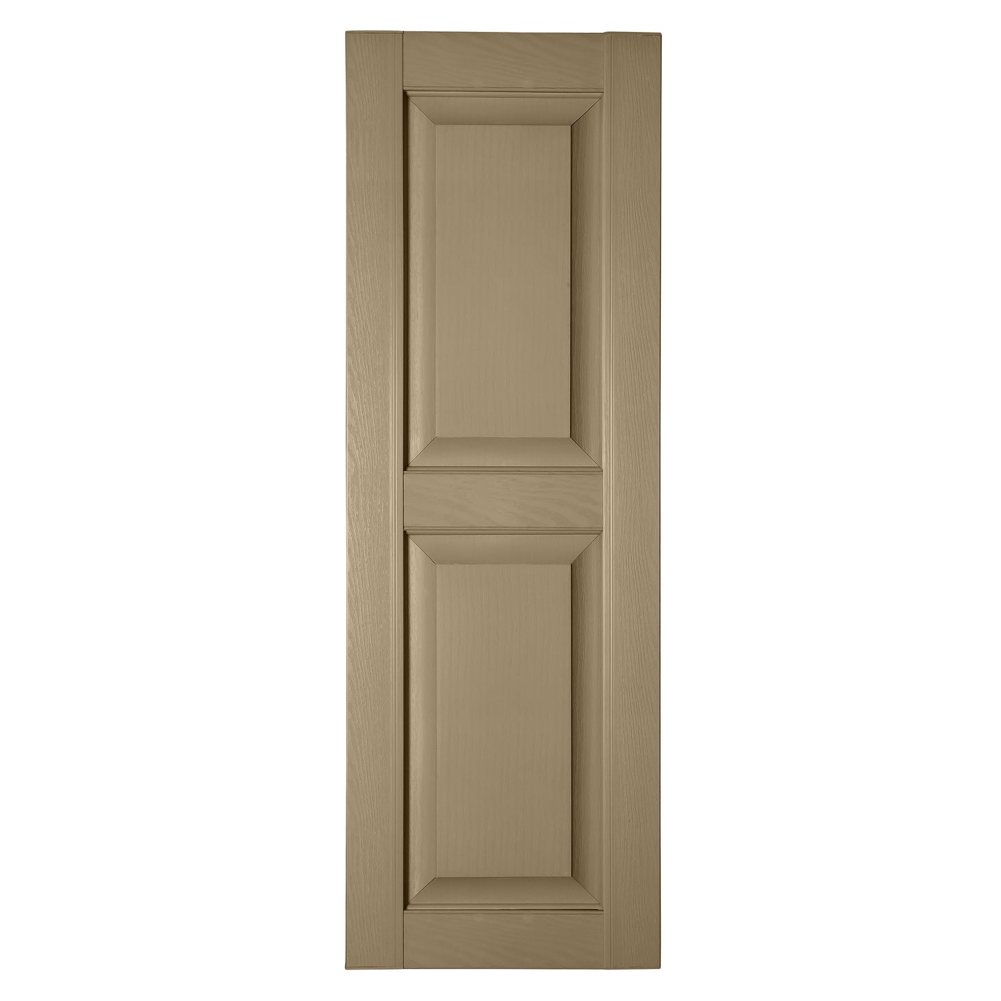 RELIABILT 16.25-in W x 84-in H Potters Clay Raised panel Polypropylene Exterior Shutters ( 2 -Pack )