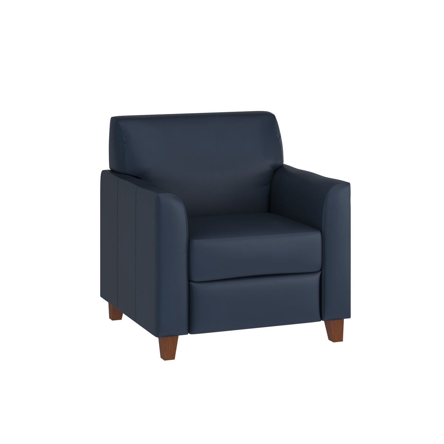 Flash Furniture HERCULES Diplomat Series Navy LeatherSoft Chair