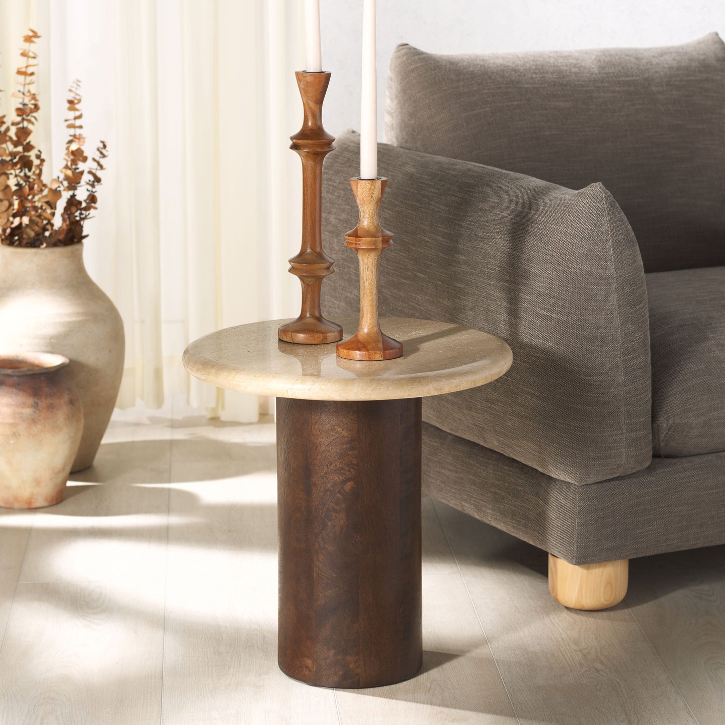 Safavieh Jessandria Wood Accent Table/Natural