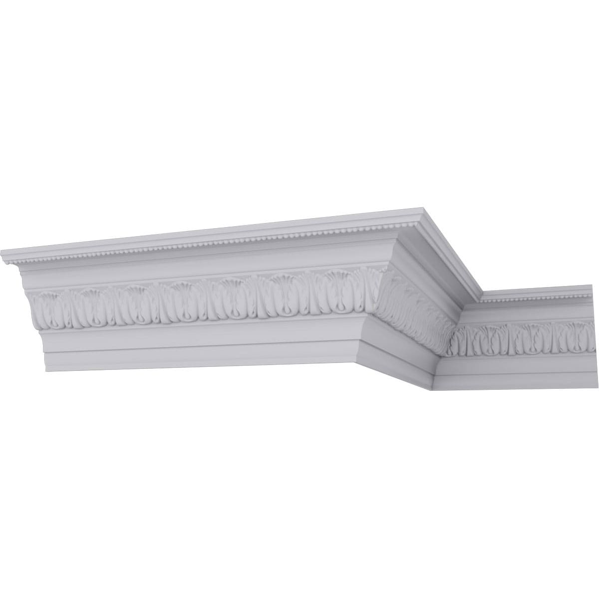 Ekena Millwork 5-1/8-in T x 6-7/8-in W x 7-ft 10-1/2-in L Primed Urethane Crown Moulding 8 -Pack