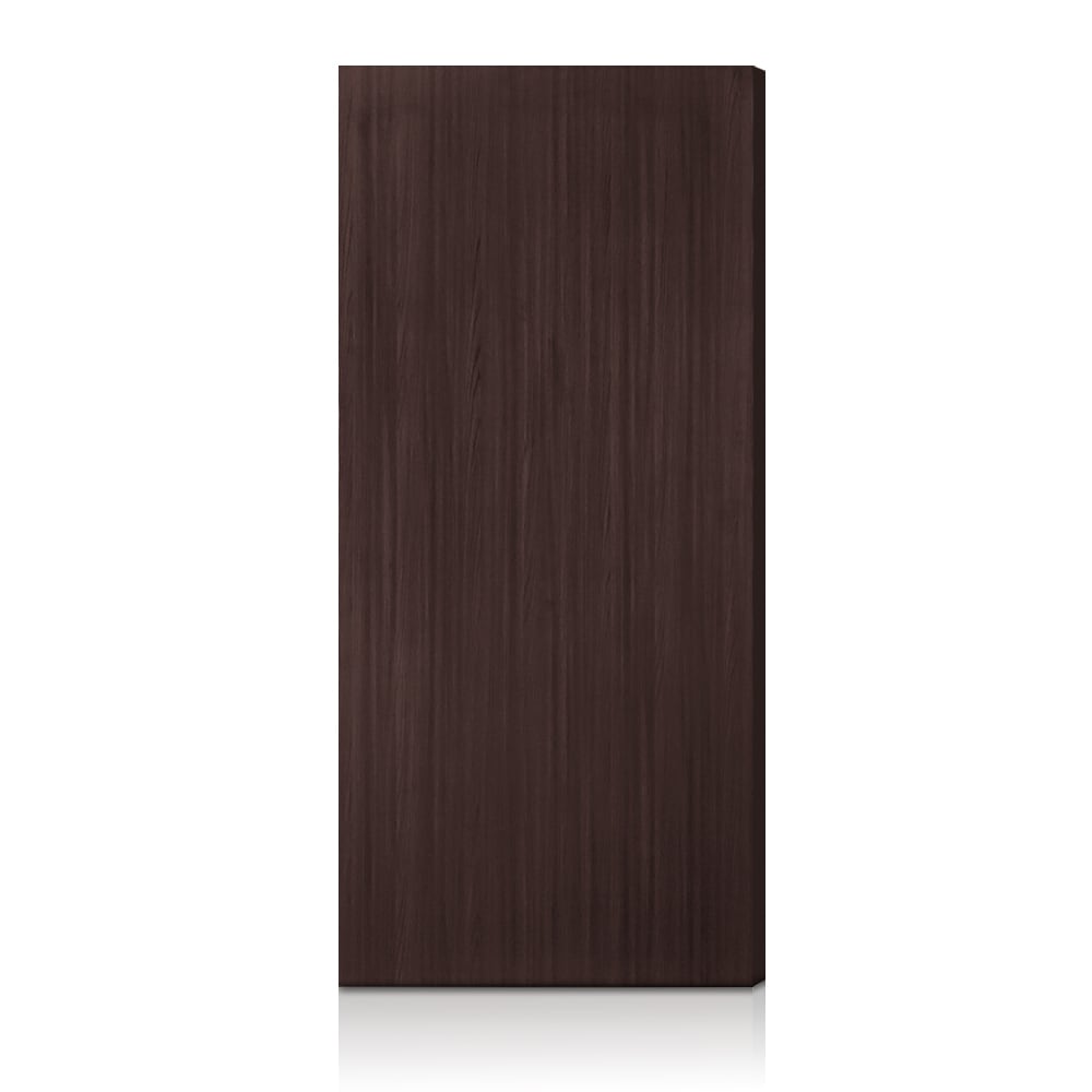 CALHOME 22 in. x 80 in. Walnut Texture Flush Hollow Core Composite Interior Door Slab