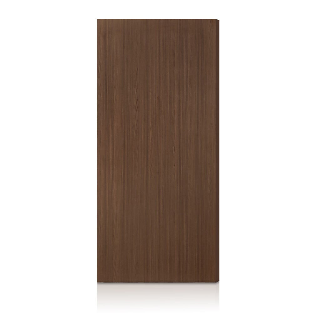 CALHOME 34 in. x 80 in. Walnut Texture Flush Hollow Core Composite Interior Door Slab