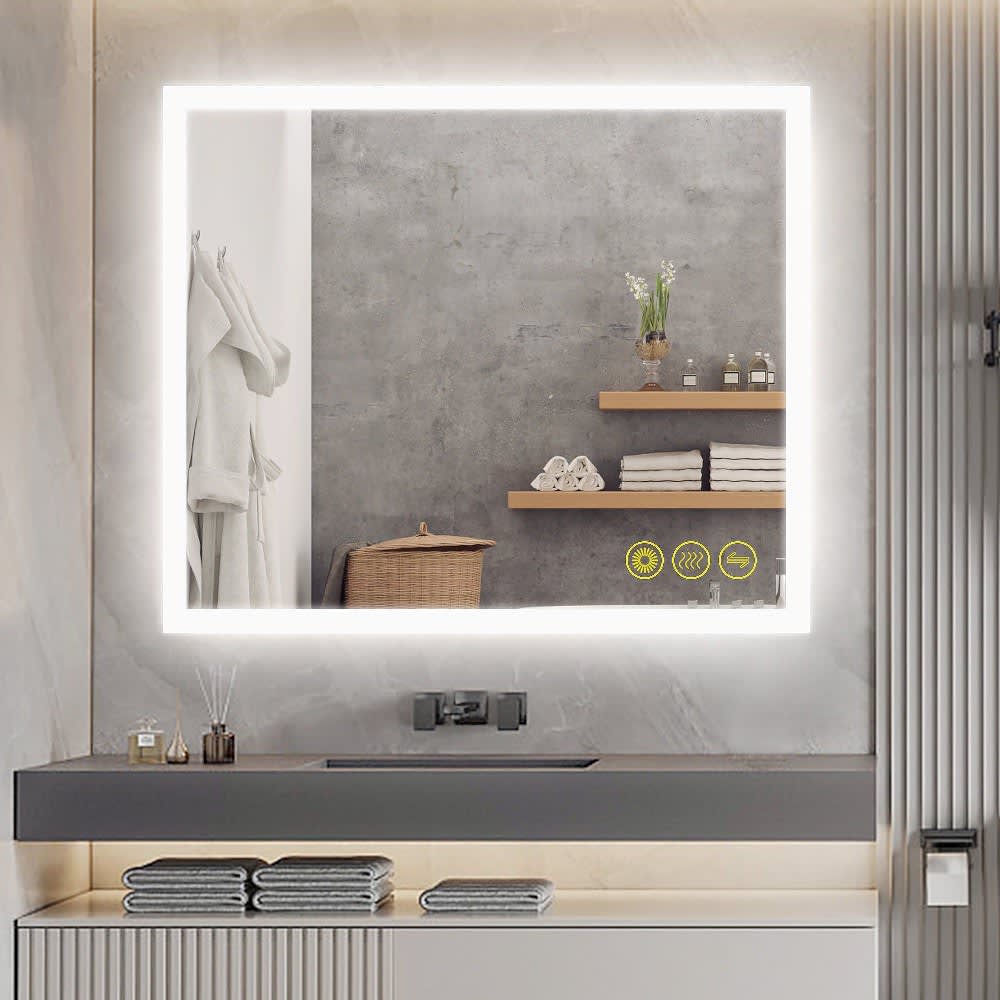 Brio Smartglow - Light Mirror Nickel / Silver Mirror