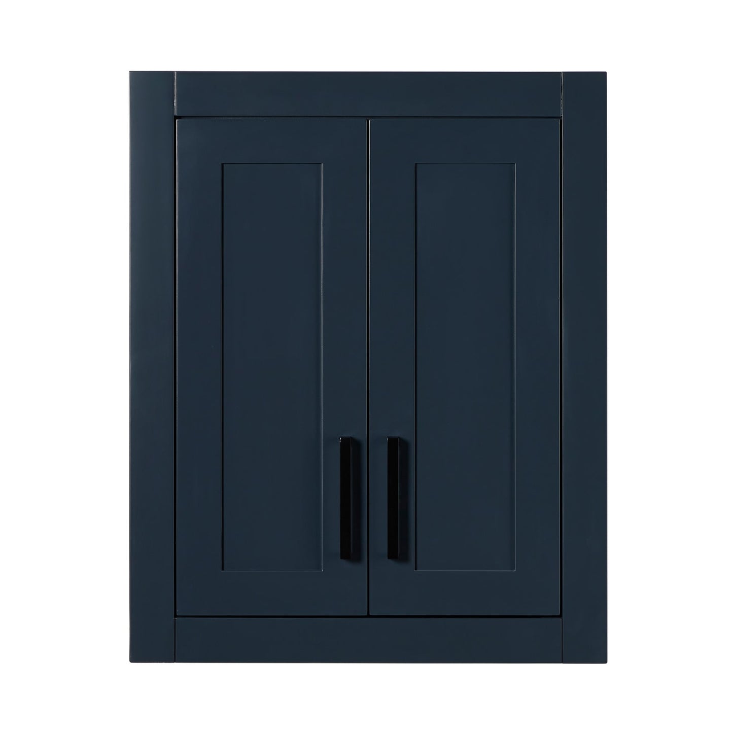 ARIEL Wall Cabinet 21-in x 26-in x 8-in Midnight Blue Soft Close Bathroom Wall Cabinet