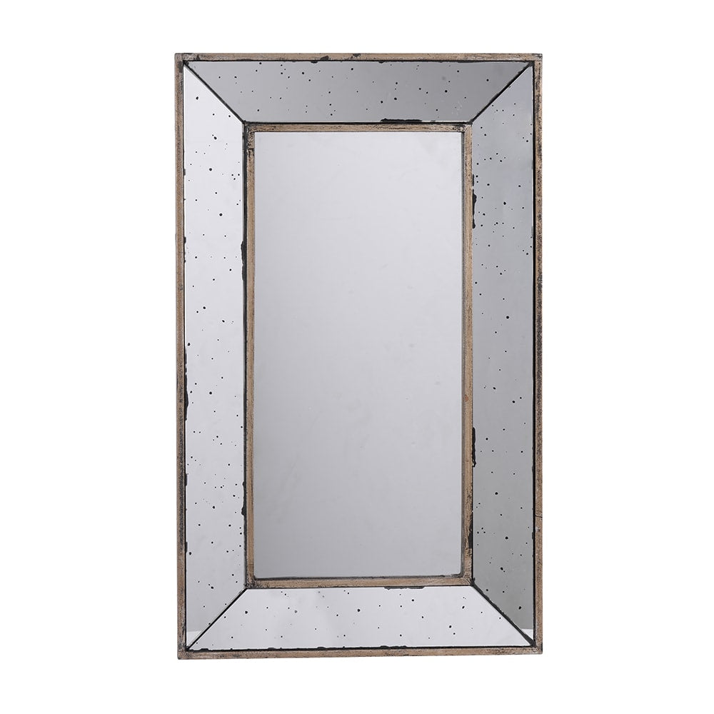 Blisstyle Promir 16.5-in W x 24-in H Rectangle Silver Framed Wall Mirror