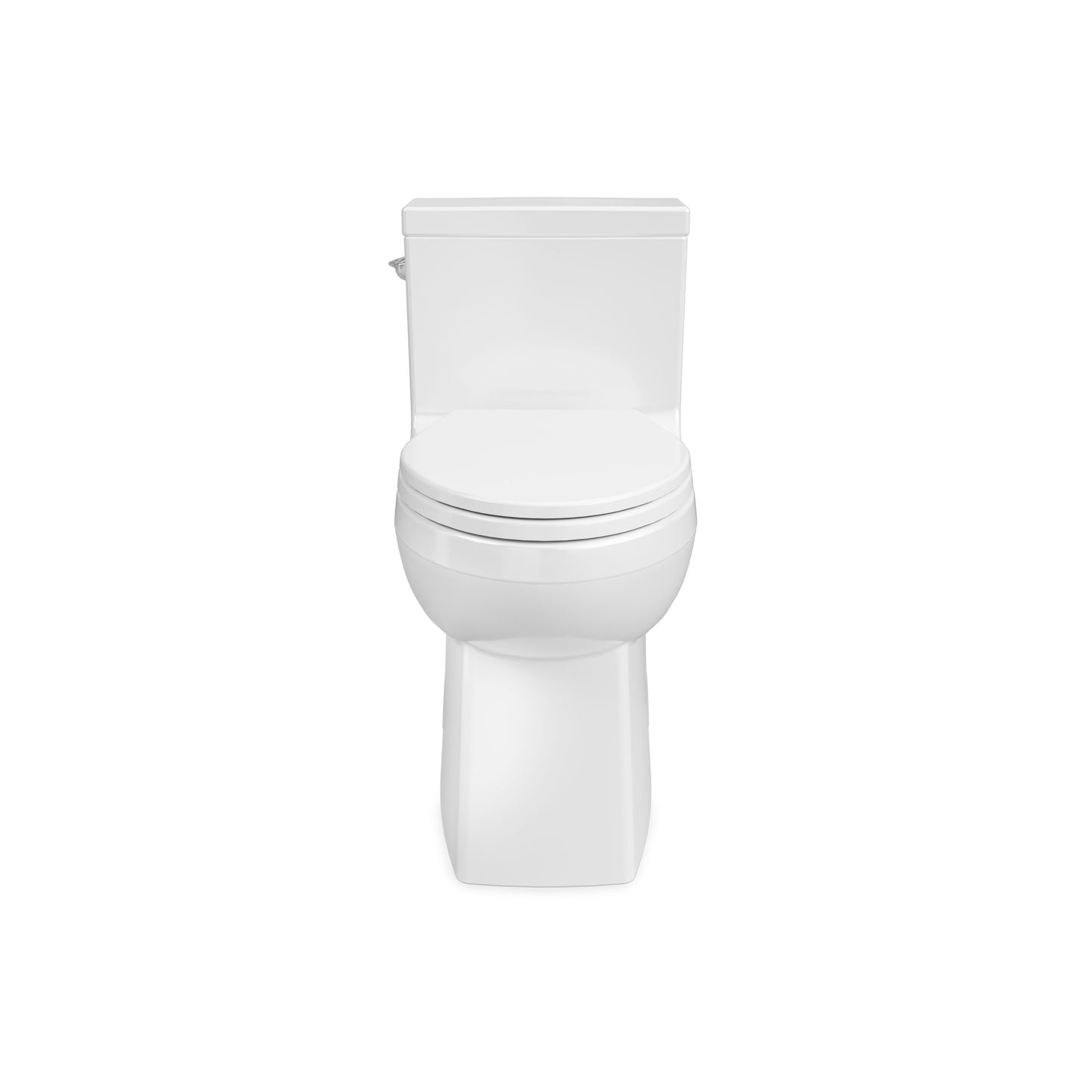 Gerber Sedria White Elongated Chair height 12-in Rough-In WaterSense 1.28 GPF Soft Close 1-piece Toilet